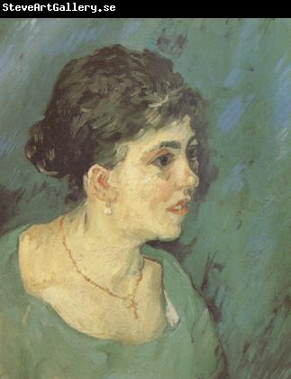 Vincent Van Gogh Portrait of a woman in Blue (nn04)